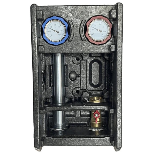 Насосная группа TIM 1" с прямым контуром, без насоса, в теплоизоляции (NG-UK-0101) Насосная группа TIM 1" с прямым контуром, без насоса, в теплоизоляции (NG-UK-0101)