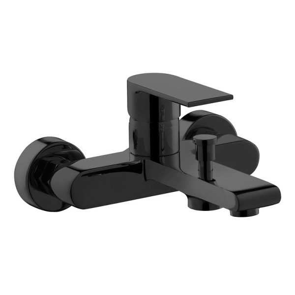 Смеситель для ванны и душа Azario Delano черный матовый (AZ-158405124)