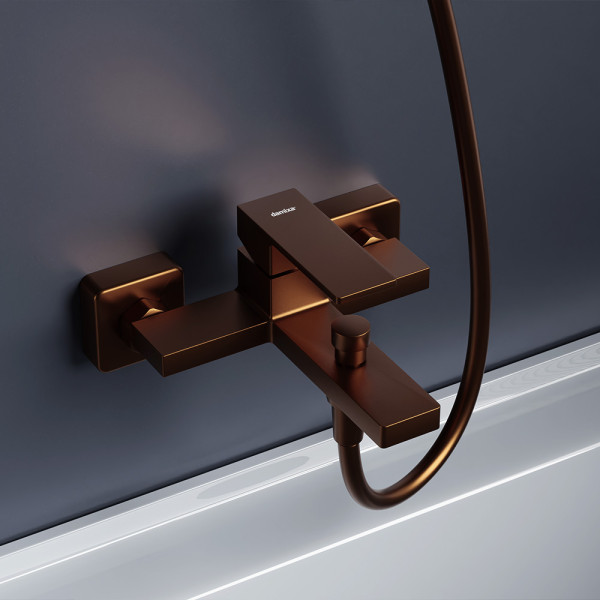Смеситель для ванны и душа Damixa Gala розовое золото (531000500) Смеситель для ванны и душа Damixa Gala розовое золото (531000500)