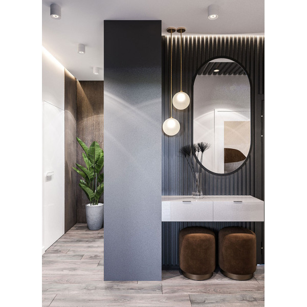 Зеркало Azario Виола-лофт 500х1000 без подсветки, рама пластик (ФР-00002431)