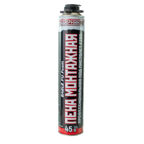 Пена монтажная профессиональная Ударник DV 45 л. (всесезонная) (402108)