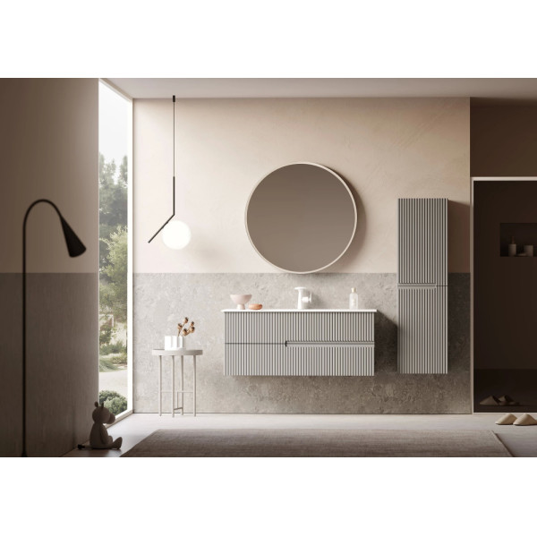 Тумба подвесная Orka Moonlight 1200x510x510 с раковиной бежевый матовый (5001508) Тумба подвесная Orka Moonlight 1200x510x510 с раковиной бежевый матовый (5001508)