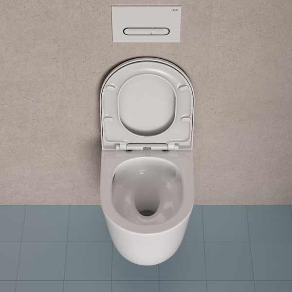 Унитаз подвесной Iddis Slide безободковый белый (SLIRDSEi25)