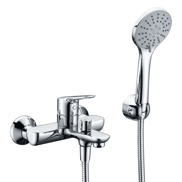 Смеситель для ванны и душа WasserKRAFT Lippe с коротким изливом (4501)