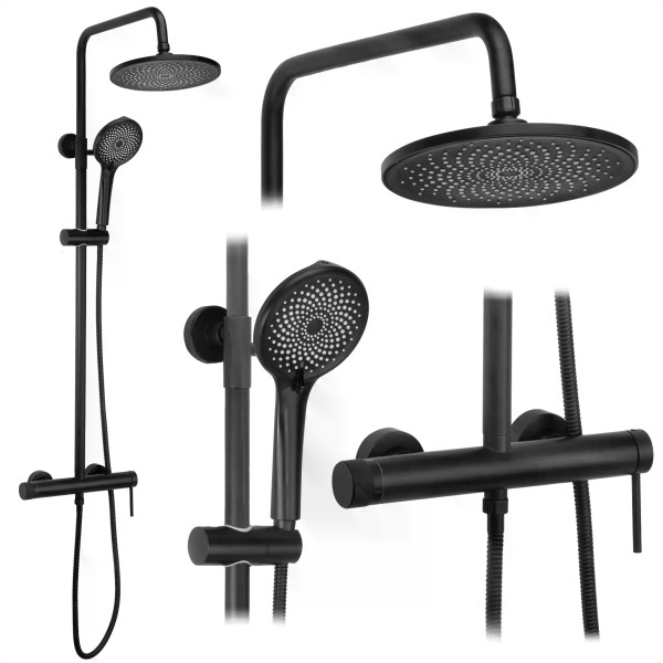 Душевая система Rea Foss Black mat (REA-P5645) Душевая система Rea Foss Black mat (REA-P5645)