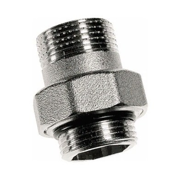 Сгон прямой RBM 1/2"НН никель (720400)