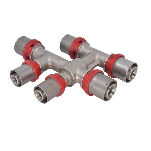 Узел распределительный (бай-пасс) Tiemme 20х16х20 (пресс) (1650157 / 1675N201620) Узел распределительный (бай-пасс) Tiemme 20х16х20 (пресс) (1650157 / 1675N201620)