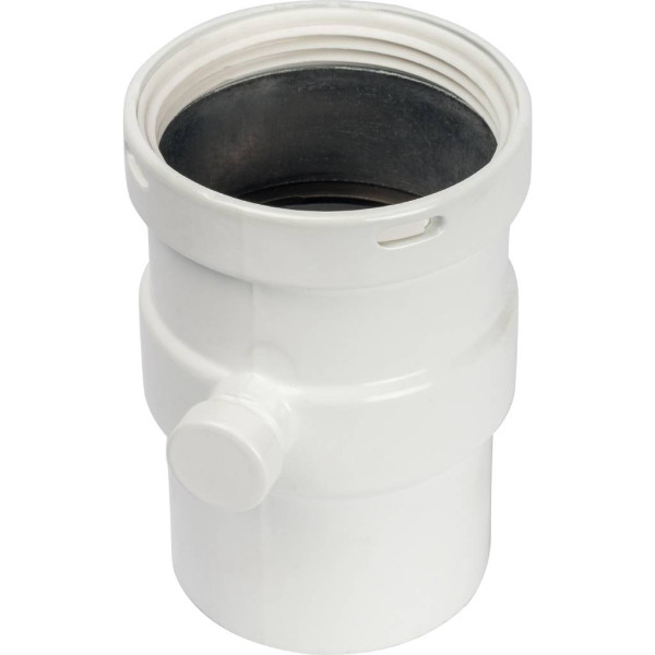 Элемент дымохода Stout горизонтальный DN80 (п/м с патрубком для отвода конденсата) (SCA-0080-020135)