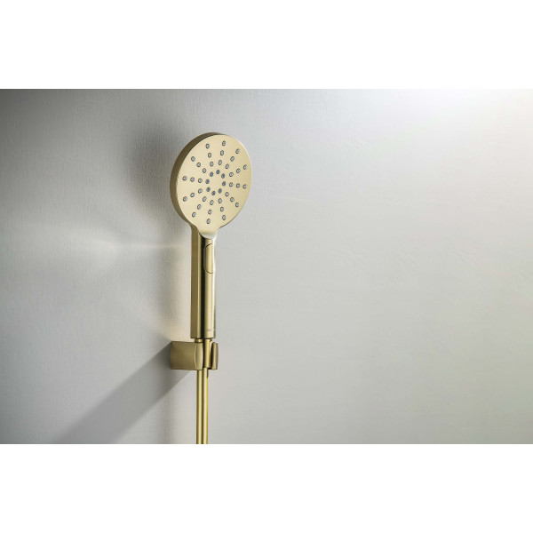 Душевой гарнитур Aquatek Select 120 3 jet шлифованное золото (AQ2033BG)