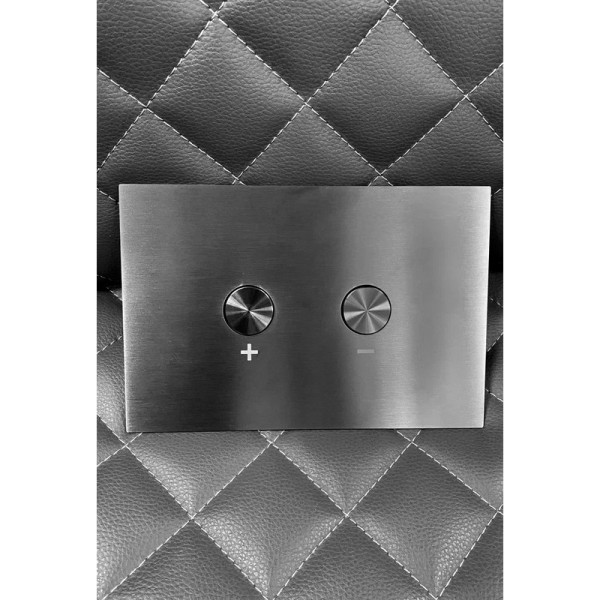 Клавиша смывная Oli Blink оружейная сталь (882567)