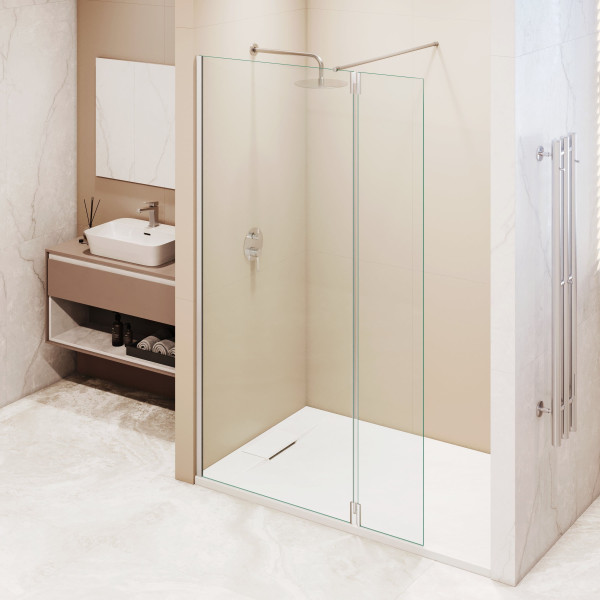 Душевая перегородка RGW WA-051 (WA-010 + Z-071) 1100 стекло прозрачное, профиль хром (351005113-11) Душевая перегородка RGW WA-051 (WA-010 + Z-071) 1100 стекло прозрачное, профиль хром (351005113-11)