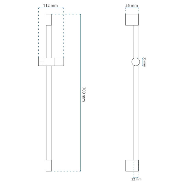 Душевая стойка Rea Gold mat (REA-P6500)