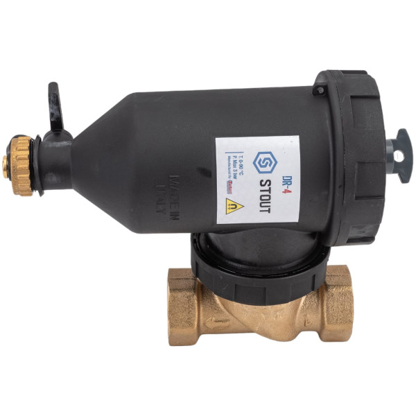 Шламоотделитель с магнитом и циклонным фильтром 1" Stout SFW-0073-000025 Шламоотделитель с магнитом и циклонным фильтром 1" Stout SFW-0073-000025