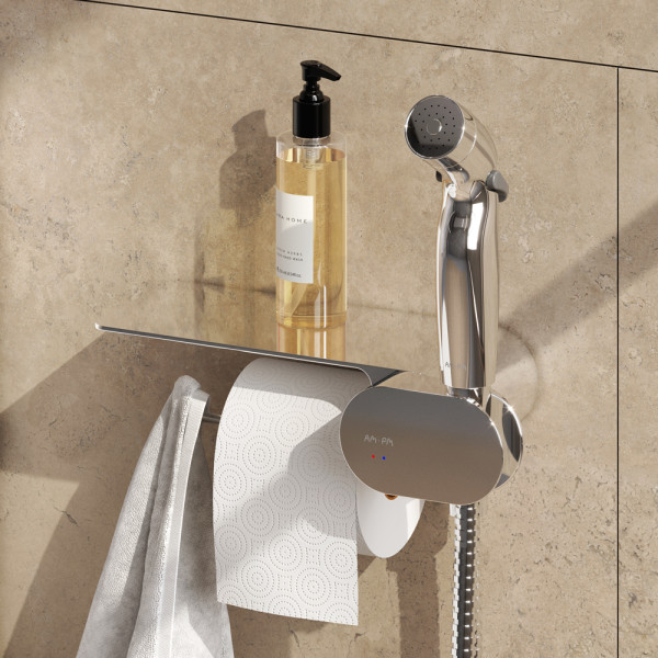 Уунитаз-компакт AM.PM Spirit V2.0 с гигиеническим душем (CK70C1804W)