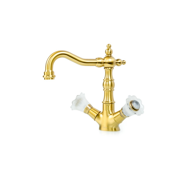 Смеситель для раковины Boheme Сamelia бронзовый (312-Camelia) Смеситель для раковины Boheme Сamelia бронзовый (312-Camelia)