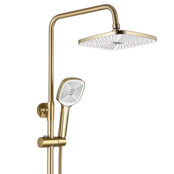 Душевая система с изливом Rea Argus Gold mat (REA-P7841)