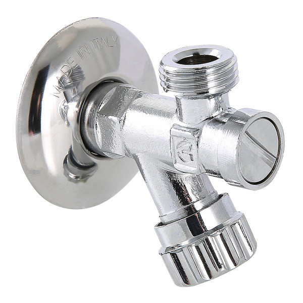 Кран угловой 1/2"х3/4" НН вентильный Valtec с чашкой и фильтром VT.282.GBC.0405 Кран угловой 1/2"х3/4" НН вентильный Valtec с чашкой и фильтром VT.282.GBC.0405
