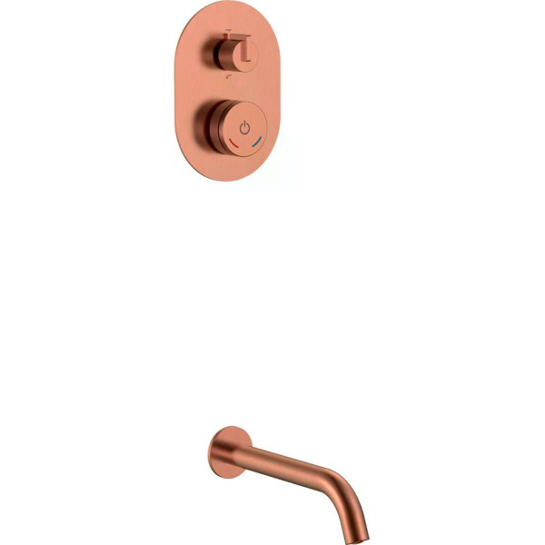 Смеситель для ванны Boheme TECH CB (брашированная медь) (154-CB)