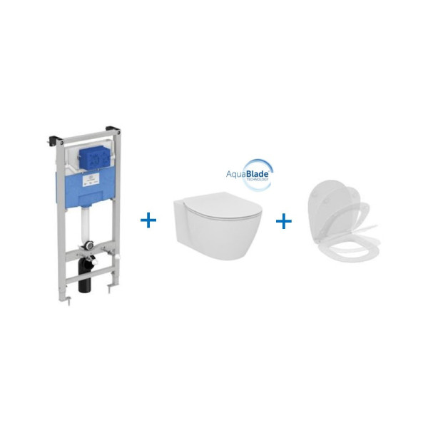 Инсталляция для подвесного унитаза Ideal Standart T386801 ProSys™+TESI 3 в 1 (T386801) Инсталляция для подвесного унитаза Ideal Standart T386801 ProSys™+TESI 3 в 1 (T386801)