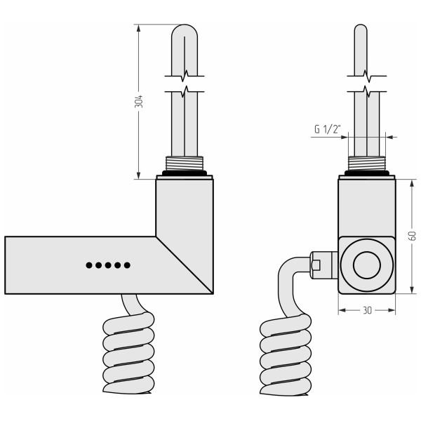Модуль электрический многофункциональный Сунержа МЭМ CUBE правый матовый белый (30-1517-4007) Модуль электрический многофункциональный Сунержа МЭМ CUBE правый матовый белый (30-1517-4007)