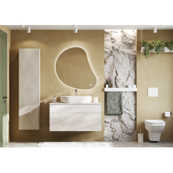 Тумба подвесная Aquaton Марбл 460x1000x530 белый, слэйт (1.A276.3.01M.H4C.0) Тумба подвесная Aquaton Марбл 460x1000x530 белый, слэйт (1.A276.3.01M.H4C.0)