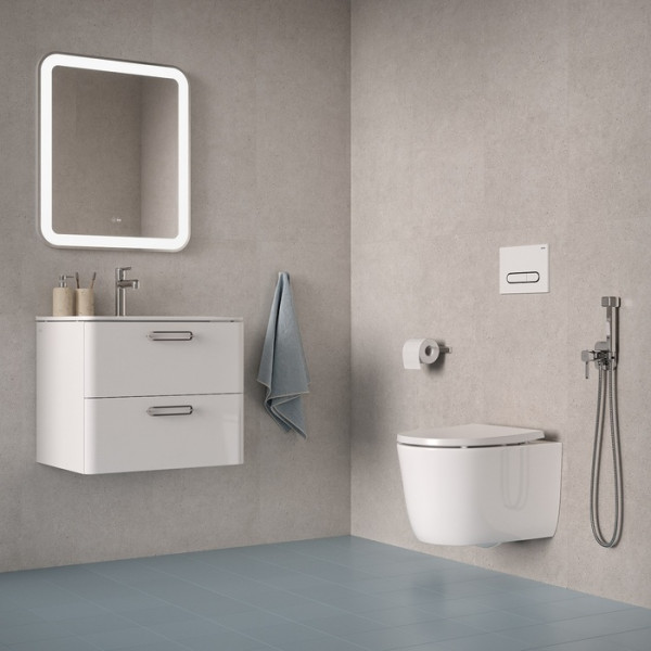 Унитаз подвесной Iddis Slide безободковый белый (SLIRDSEi25)