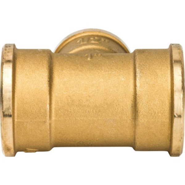 Тройник переходной 1"х1/2"х1" Stout (латунь) SFT-0021-001121 Тройник переходной 1"х1/2"х1" Stout (латунь) SFT-0021-001121