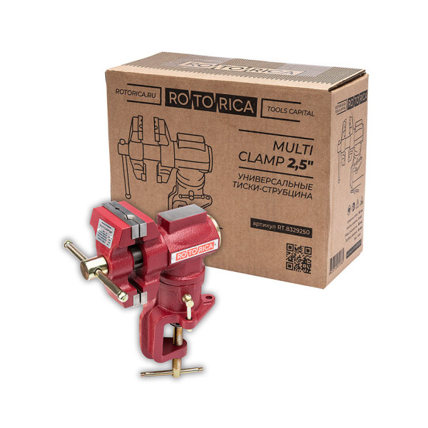 Тиски-струбцина многофункциональные Rotorica Multi Clamp 2,5" (RT.8329250) Тиски-струбцина многофункциональные Rotorica Multi Clamp 2,5" (RT.8329250)