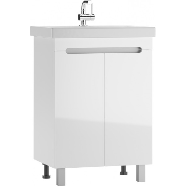 Тумба напольная Como 60 Аура без ящика Айсберг Домино (DA2502T) Тумба напольная Como 60 Аура без ящика Айсберг Домино (DA2502T)