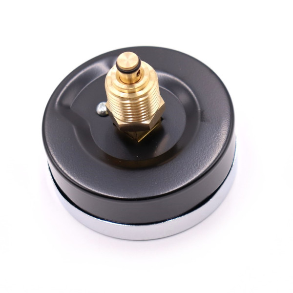 Термоманометр 1/2" 0-120°С 6 бар 80 мм Vieir (аксиальный) (YF6) Термоманометр 1/2" 0-120°С 6 бар 80 мм Vieir (аксиальный) (YF6)