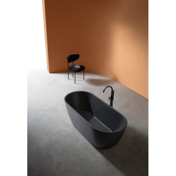 Ванна из искусственного камня Abber Frankfur 170x75 черная матовая (AM9941B) Ванна из искусственного камня Abber Frankfur 170x75 черная матовая (AM9941B)