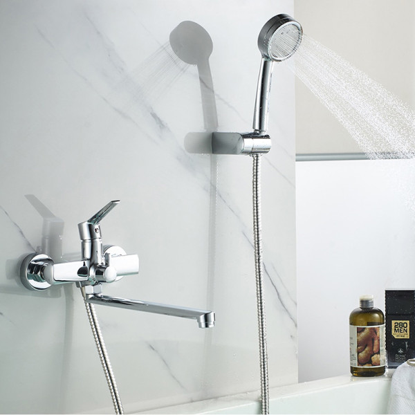 Смеситель для ванны и душа Ledeme с душевым гарнитуром (L2269)