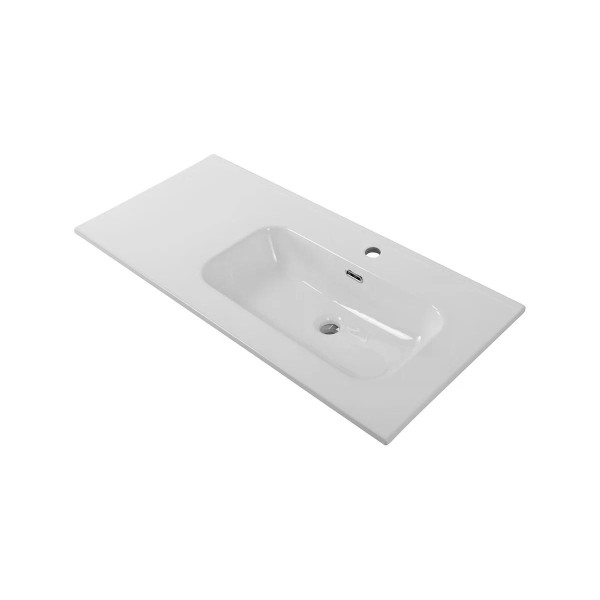 Раковина мебельная BelBagno 101x46,5 правосторонняя белая глянцевая (BB100ETL-R) Раковина мебельная BelBagno 101x46,5 правосторонняя белая глянцевая (BB100ETL-R)