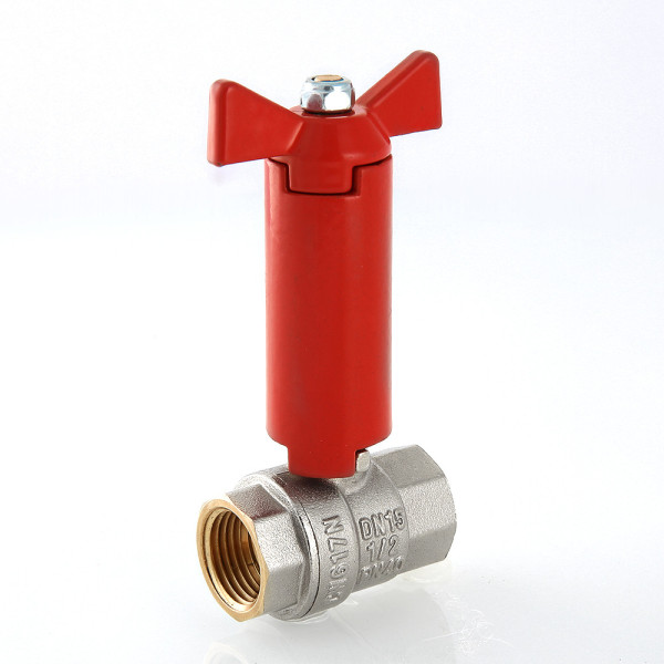 Кран 1/2" ВВ шаровый с удлиненным штоком Valtec (красная бабочка) VT.250.N.04 Кран 1/2" ВВ шаровый с удлиненным штоком Valtec (красная бабочка) VT.250.N.04