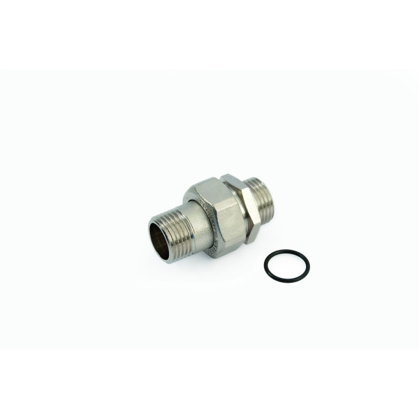 Сгон прямой (американка) 1/2" НН General Fittings (никель) 2700I6N040400A