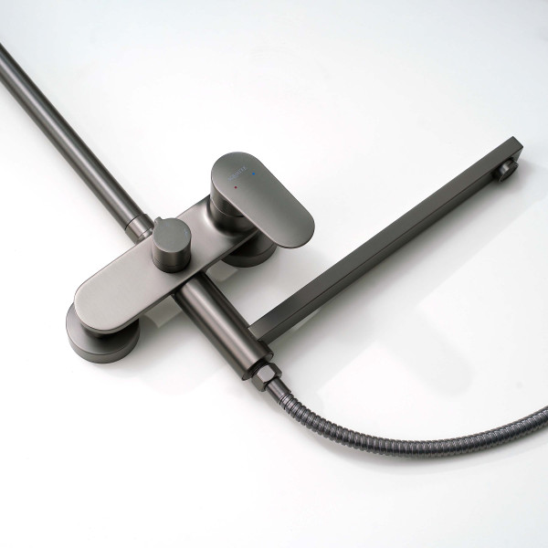 Душевая система Aquatek Ника оружейная сталь (AQ2840BGM)