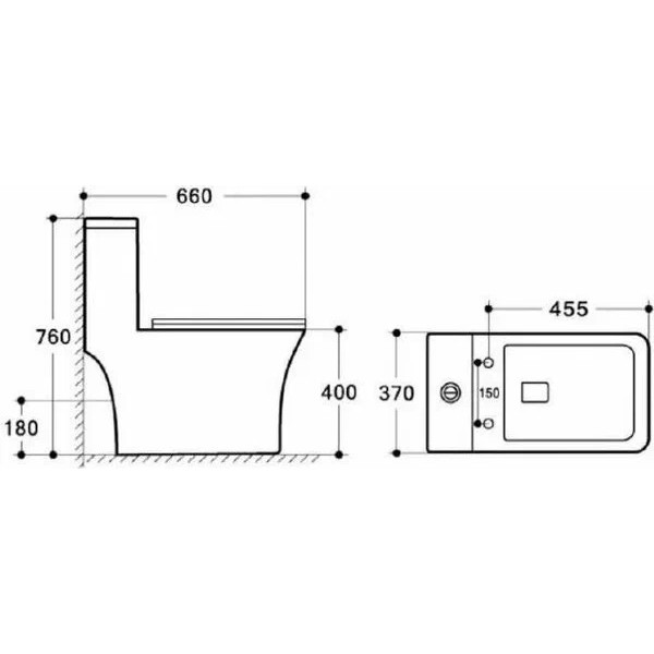 Унитаз-моноблок BelBagno Neon безободковый (BB8617CPR-MN/SC)