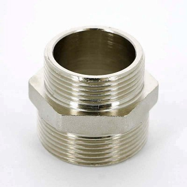 Ниппель 1 1/2"х1 1/4" никелированный Uni-Fitt (600N6500)