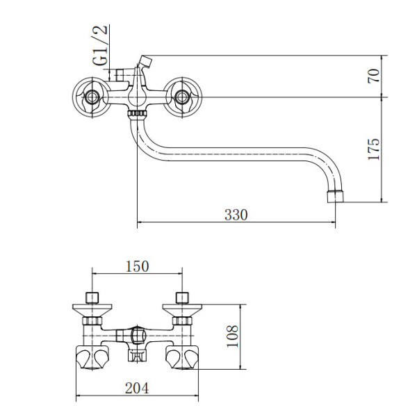 Смеситель для ванны и душа Fashun с душевым комплектом хром (A2226-2) Смеситель для ванны и душа Fashun с душевым комплектом хром (A2226-2)