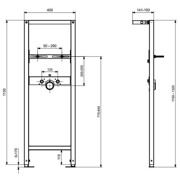 Инсталляция для раковины Cersanit Aqua (63386)