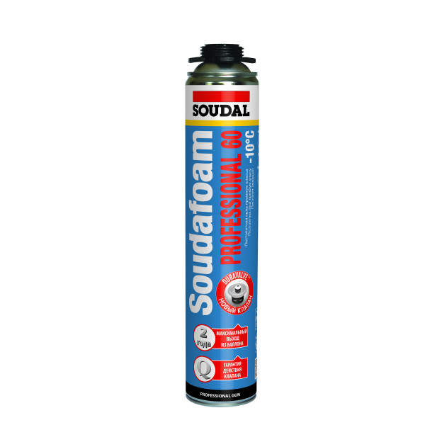 Пена монтажная Профессиональная зимняя Soudal Soudafoam Professional 60 750 мл. (115002)