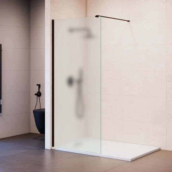 Душевое ограждение RGW Walk In WA-210-B 90x195 стекло матовое, профиль черный (351021009-24) Душевое ограждение RGW Walk In WA-210-B 90x195 стекло матовое, профиль черный (351021009-24)