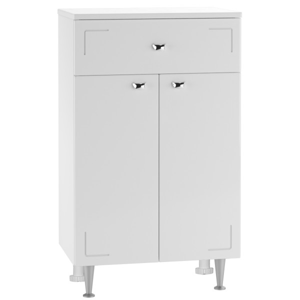 Комод 50 Классик с верхним ящиком В1 Айсберг Домино (DA1002K)