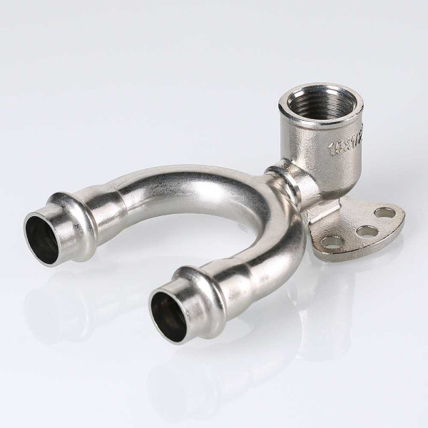 Водорозетка 15*1/2"В проходная Valtec (нерж.ст., пресс) (VTi.954.DI.150415)