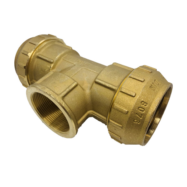 Тройник "Tiemme" 63*2"В*63 (для п/э трубы) (3400058)