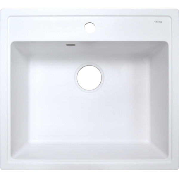 Мойка для кухни из искусственного камня Azario Litos 57x20x39 белая (CS00078322)