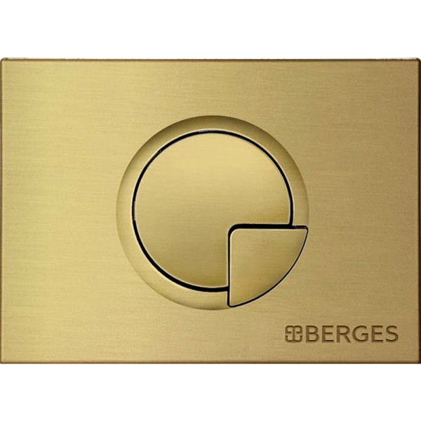 Клавиша смыва Berges Novum L8 R8 бронза (40028)