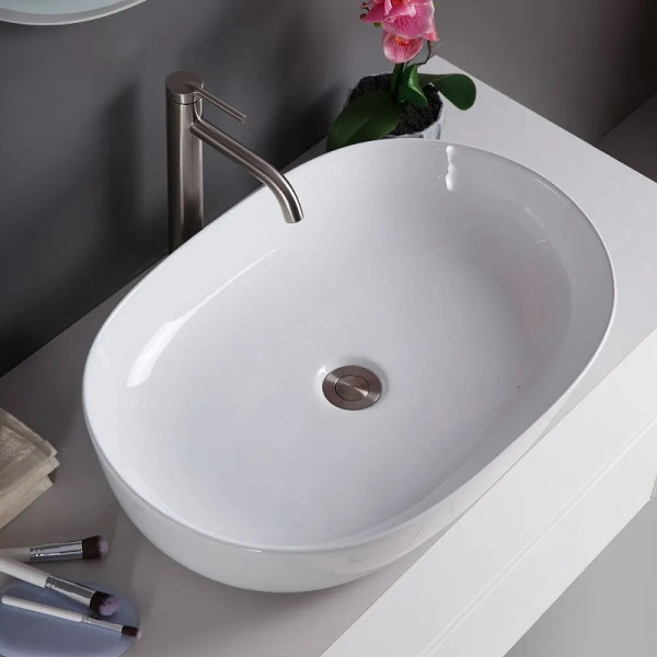 Раковина накладная BelBagno 41x61 белая (BB1348) Раковина накладная BelBagno 41x61 белая (BB1348)