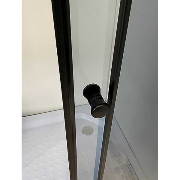 Душевой уголок Niagara 900*900*1950 стекло тонированное, профиль черный (NG-009-14QT)