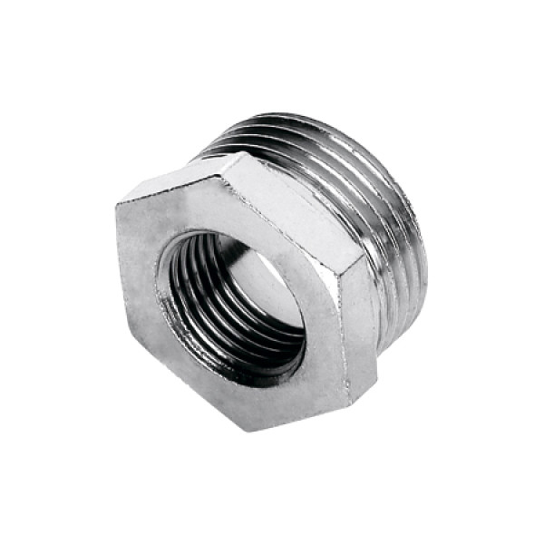 Футорка 1/4"Вх1/2"Н Tiemme (хром) 1500553 Футорка 1/4"Вх1/2"Н Tiemme (хром) 1500553